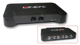 Switch VGA + audio (splitter D-sub) Lindy 32529